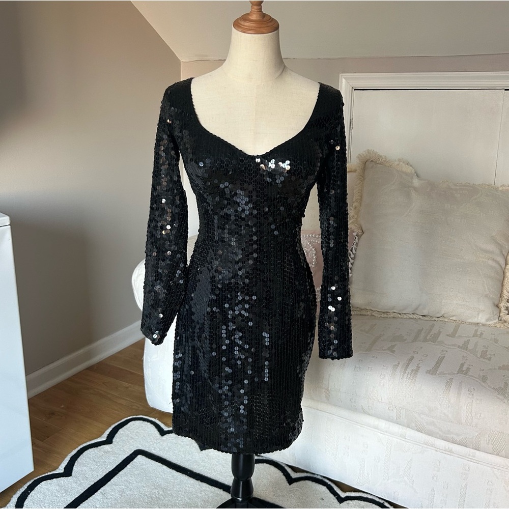 vintage sequin dress